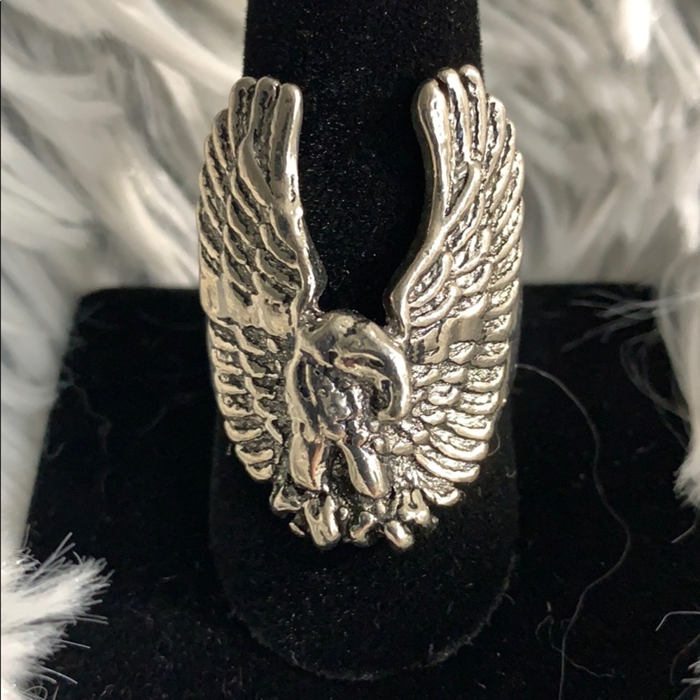 Silver Eagle Ring - image 2